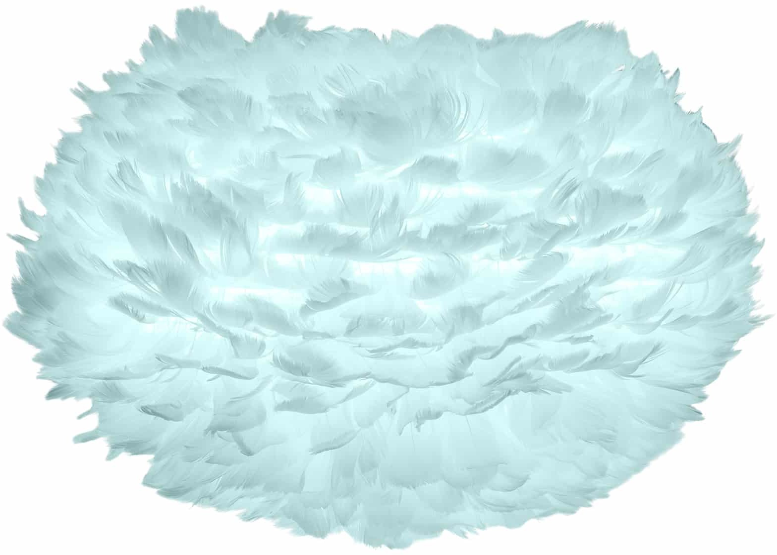 EOS MEDIUM - Abażur z piór 45cm 02024