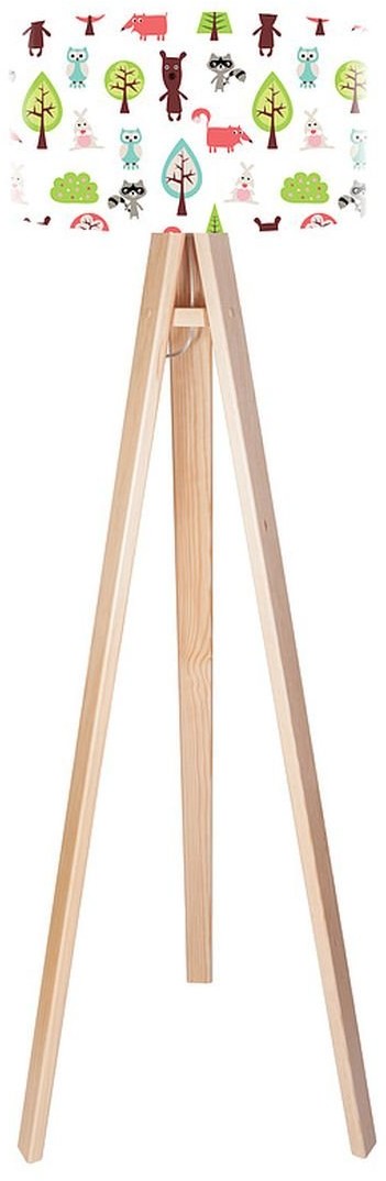 Macodesign Lampa podłogowa Święto lasu tripod-foto-275p, 60 W