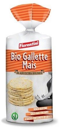 Fiorentini Bio Wafle Kukurydziane Cienkie Bezglutenowe 120g -