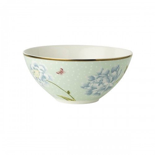 Laura Ashley Miska Salaterka Porcelanowa Laura Ashley Heritage Miętowa 0,8 L