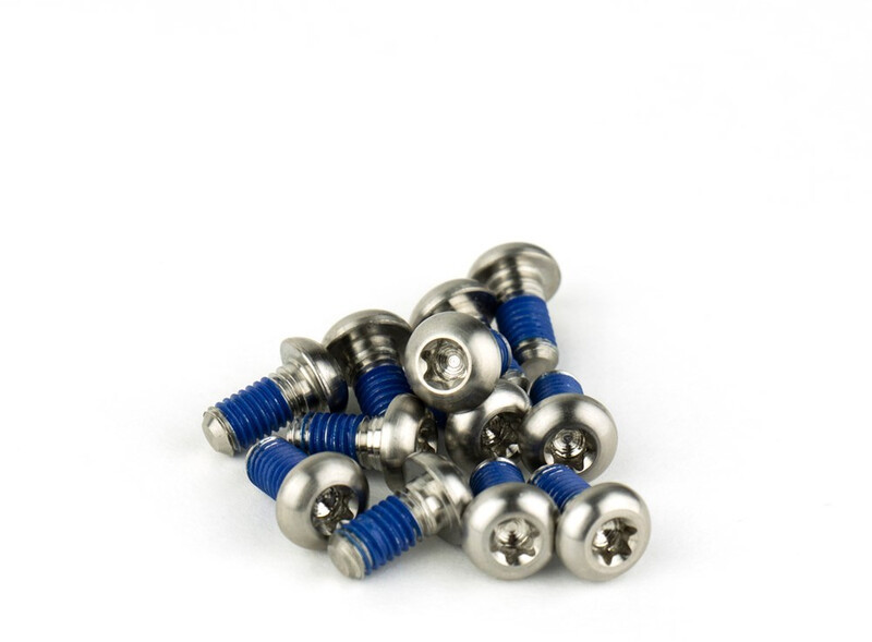 Sram Titanium T25 Śruby do wirnika 12 cz., silver 2021 Akcesoria do hamulców tarczowych 2031050406