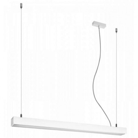Biała lampa wisząca LED nad biurko 3000 K - EX619 Palva