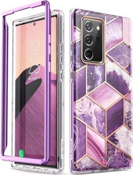 Supcase Etui na telefon Cosmo do Samsung Galaxy Note 20 Ultra Marble Purple uniwersalny 41808-uniw