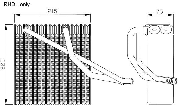 NRF Parownik, klimatyzacja NRF 36106