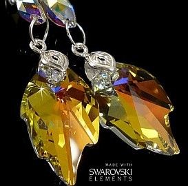 Arande SWAROVSKI piękne kolczyki+wisiorek SREBRO 26mm AB 1915184815