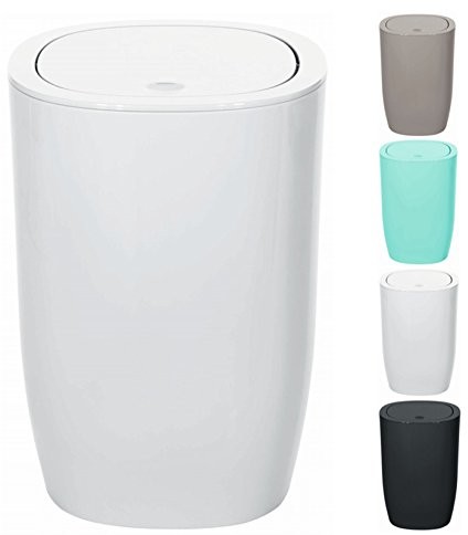 Spirella Kosz na odpady Pure od , akcesoria łazienkowe, polistyren, 25 x 17 x 17 cm, biały, 25  x  17  x  17 cm 1018253