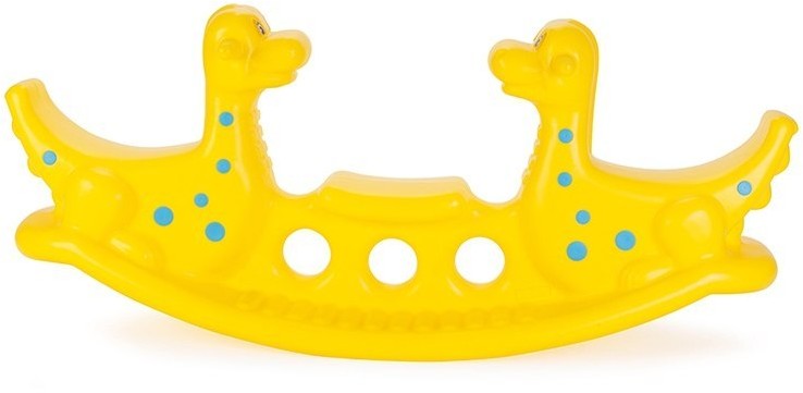 Woopie WOOPIE Bujak Wieloosobowy Dino Huśtawka Równoważna Żółta 30791