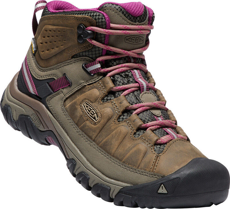 Keen Targhee III Mid WP Buty Kobiety, white/boysenberry US 8,5 EU 39 2020 Trapery turystyczne 1018178-8,5