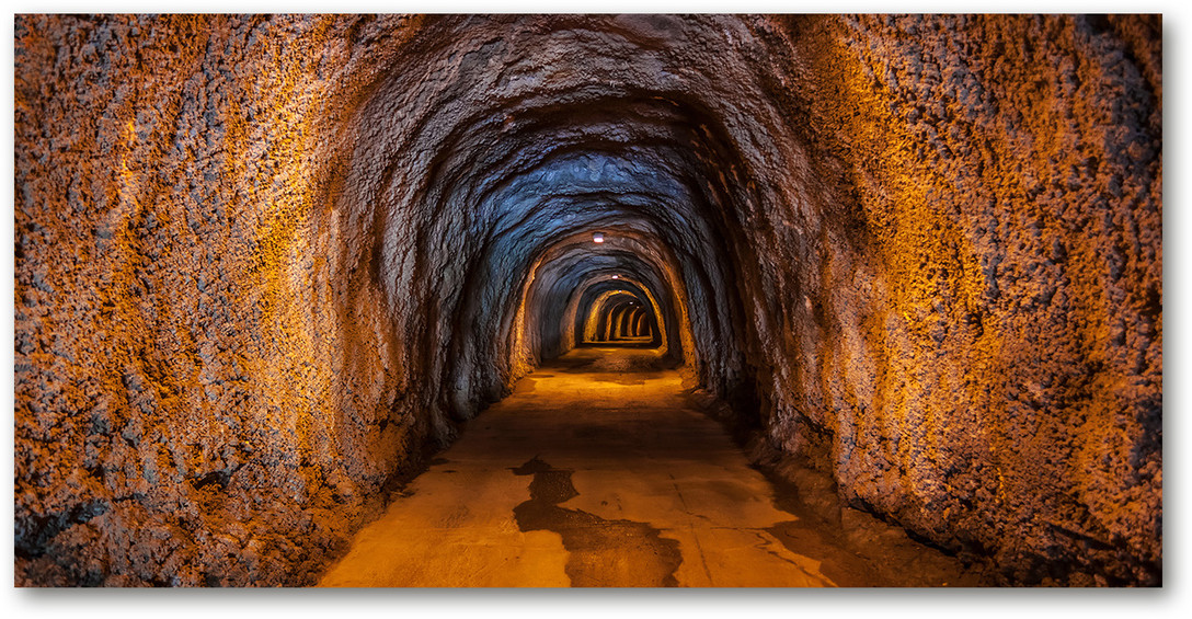 Foto obraz szkło akryl Podziemny tunel