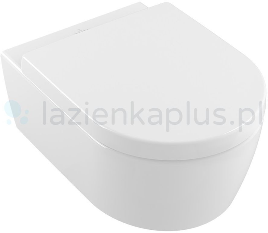 Villeroy & Boch Avento combi-pack zestaw z deską biały 5656HRRW