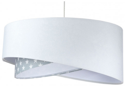 Biało-szara lampa wisząca w gwiazdki - 6X EX1000 D3-S94