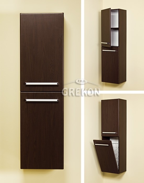 Gante Szafka wisząca wysoka z koszem Fokus W FKS-W-RW/K