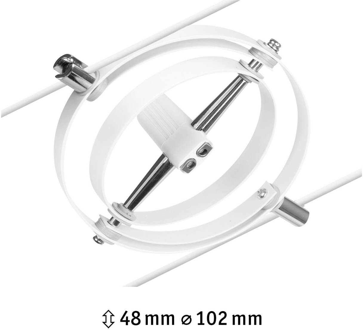 Paulmann Wire Cardan spot system linkowy biały mat