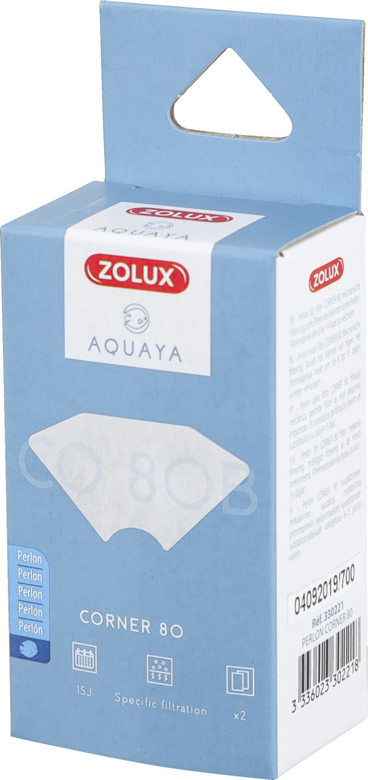Zolux AQUAYA Wkład Perlon Corner 80 330221