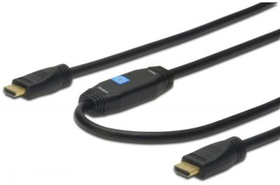 Assmann Kabel HDMI z wzmacniaczem, HDMI A /M (wtyk) - HDMI A /M (wtyk) 15m stand (982-000105)