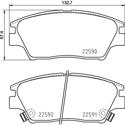 BREMBO P 77 001 P 77 001