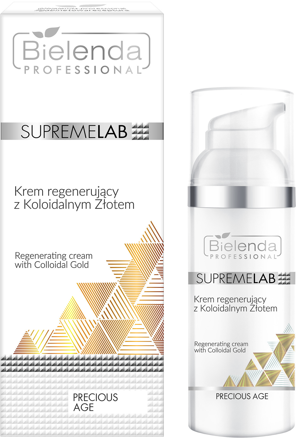 Bielenda SupremeLab Supremelab Precious Age - Krem Regenerujący z Koloidalnym Złotem 50ml 5902169046194