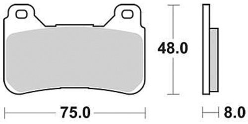 TRW mcb755scr okładziny hamulcowe MCB755SCR