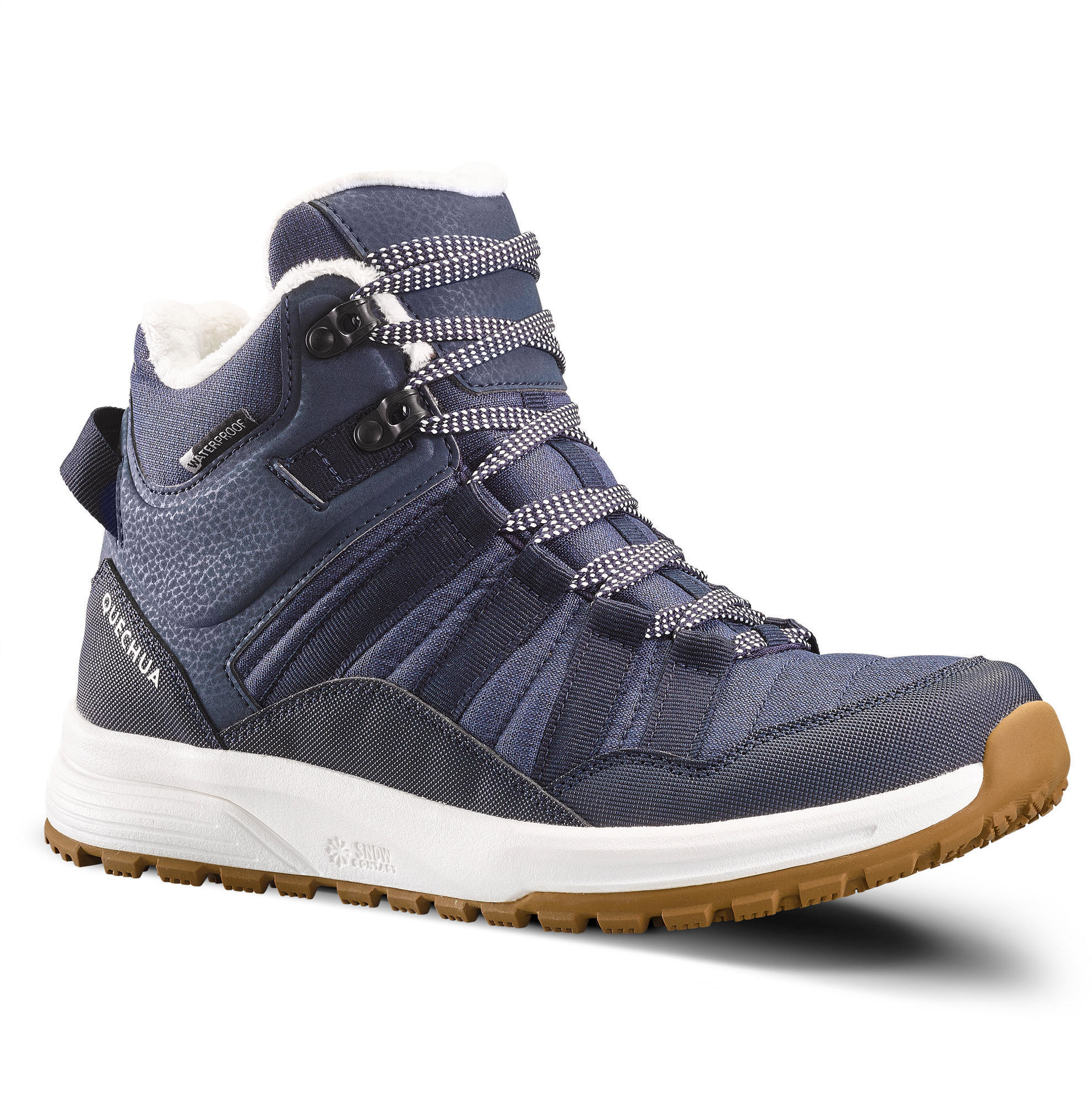 QUECHUA Buty turystyczne Warm WTP - SH100 x-warm - mid damskie female