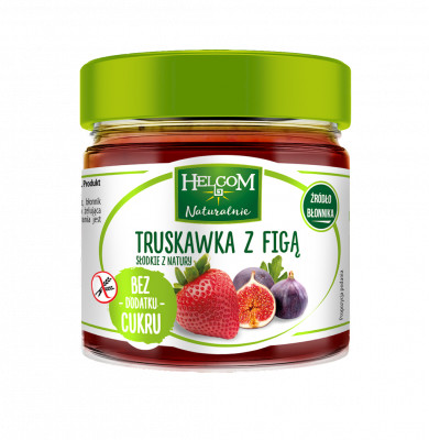 Pasta owocowa bezglutenowa - TRUSKAWKA Z FIGĄ 200g 1 szt.