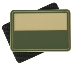 Helikon TEX / POLSKA naszywka flaga PL kpl. 2szt. PVC beż (OD-FPL-RB-13) OD-FPL-RB-13