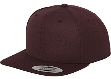 Urban Classics FlexFit Classic Snapback Cap czapka z daszkiem, uniseks, rozmiar uniwersalny, również dla dzieci, czerwony, OSFK 6089M-00150-0074_maroon_OSFK