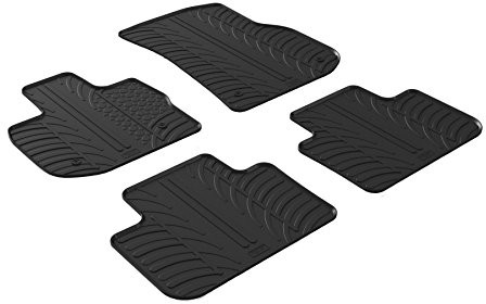 Gledring gled ring 0498 zestaw maty gumowe BMW X3 (G01) 11/2017-(profil T 4-częściowy + zestaw Clips), czarna 0498