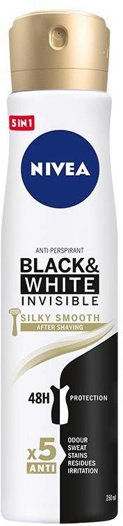 Nivea Black&White Invisible Silky Smooth antyperspirant spray 250ml 93631-uniw