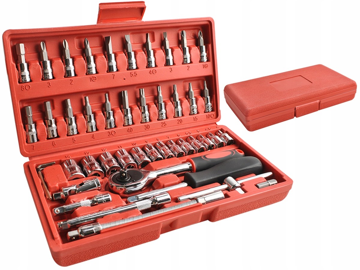 Zestaw Narzędzi Kluczy Klucze Nasadowe Imbusy Torx