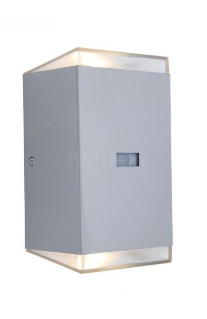 Lutec PATH Lampa ścienna LED Stal nierdzewna 1-punktowy Nowoczesny Obszar zewnętrzny Wandleuchte ST6058-PIR