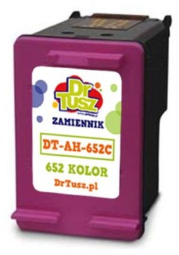 DrTusz Tusz Zamiennik 652 do HP F6V24AE) Kolorowy)