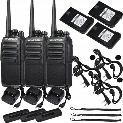 Baofeng KRÓTKOFALÓWKI PMR C3 USB KOMPLET 3 SZTUKI