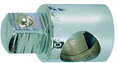 KS Tools 918.1261 1/2 cala Chrome Plus sztuki/lupa adapter, 3/8 cala x 1/2 cala M F ślizgowe