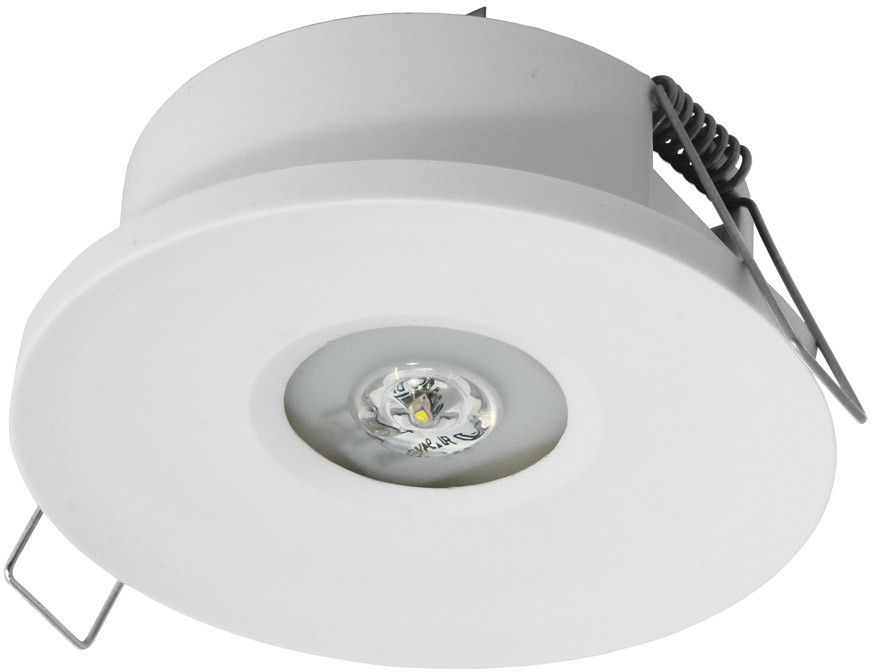 Awex Oprawa awaryjna AXP IP65/20 ECO LED 3W 345lm 1h jednozadaniowa biała AXPO/3W/E/1/SE/X/WH