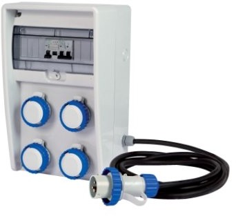 Fanton S.P.A. FANTON SPA 74320 rama Ulisse dim. 250 X 403 X 177 MM z kablem 4 m. 3 G2,5 H07RN-F wtyczka 2P + T 16 A 200  250 V 6H IP67 74320
