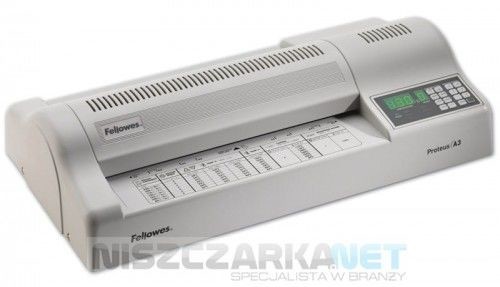 Fellowes Laminator PROTEUS A3 profesjonalny PLUS FOLIA A4 80 mik. GRATIS