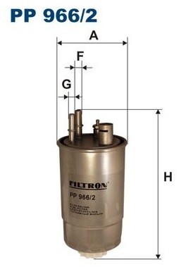 Filtron Filtr Paliwa PP966/1