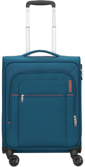 American Tourister Crosstrack Walizka kabinowa na 4 kółkach 55 cm navy/orange 133189-6032