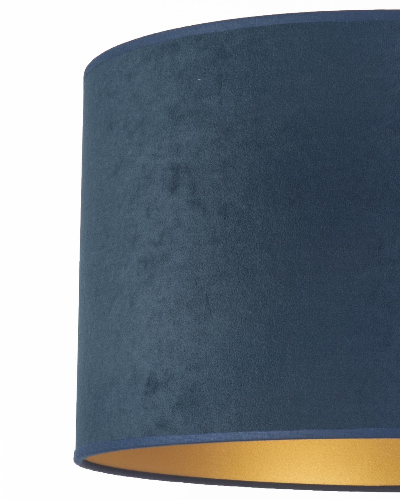 Euluna Lampa sufitowa Golden Roller 60cm niebieska/złota