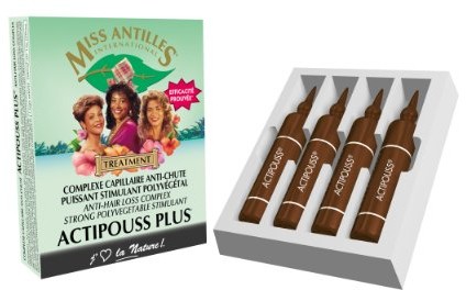 Miss Antilles Miss antilles actipouss Plus ampoules Anti-Hair Loss 4 X 10 ML