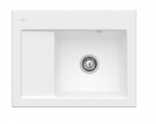 Villeroy & Boch Subway 45 Compact Classicline (ceramiczny) 650x510mm KM (prawa komora) stone [Biały mat] (331301RW)