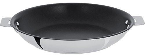 Cristel cristel p28qmpe casteline amovible patelnia z powłoką nieprzywierającą exceliss, ze stali nierdzewnej, średnica 28 cm, 34 x 28 x 4,5 cm P28QMPE