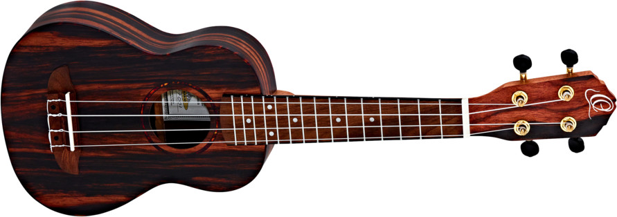 Ortega RUEB-SO ukulele sopranowe z pokrowcem 9D7B-24866