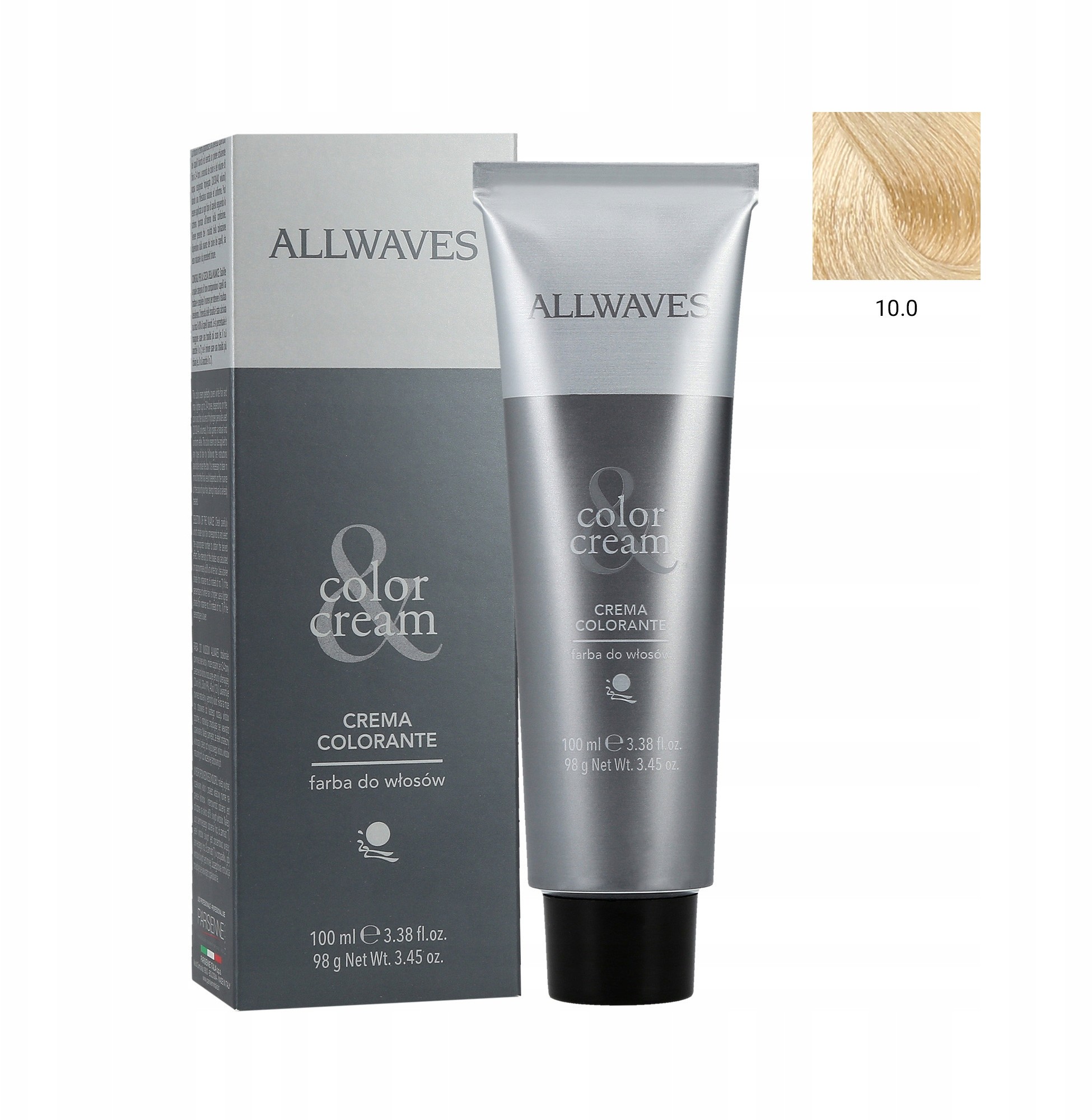 ALLWAVES Cream Color Farba Do Włosów 10.0