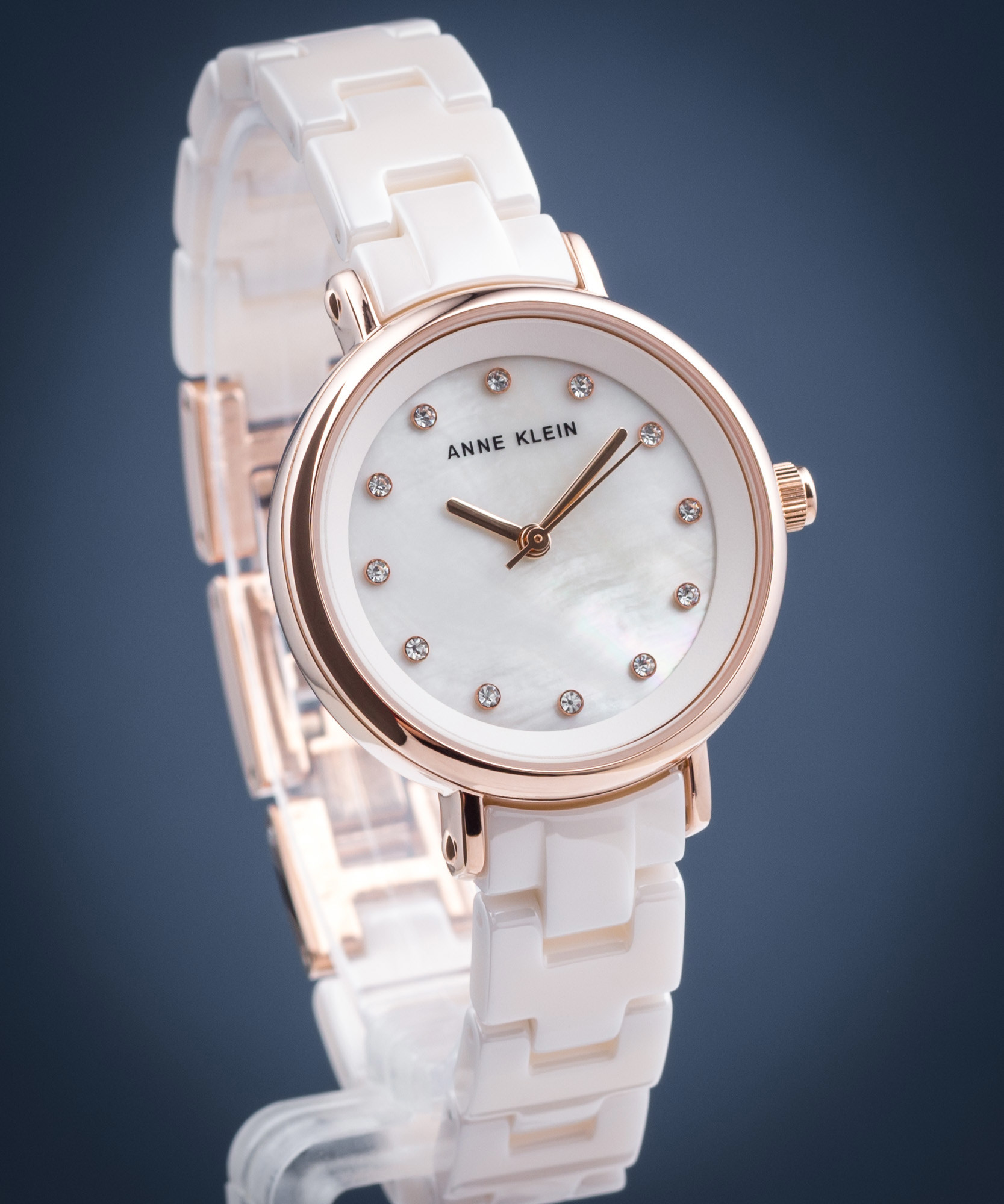 Anne Klein Crystal Accented Ceramic AK-3312LPRG