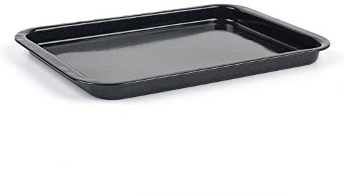 Russell Hobbs cw11471 Romano vitreous enamel baking Tray, 36 cm, Black CW11471