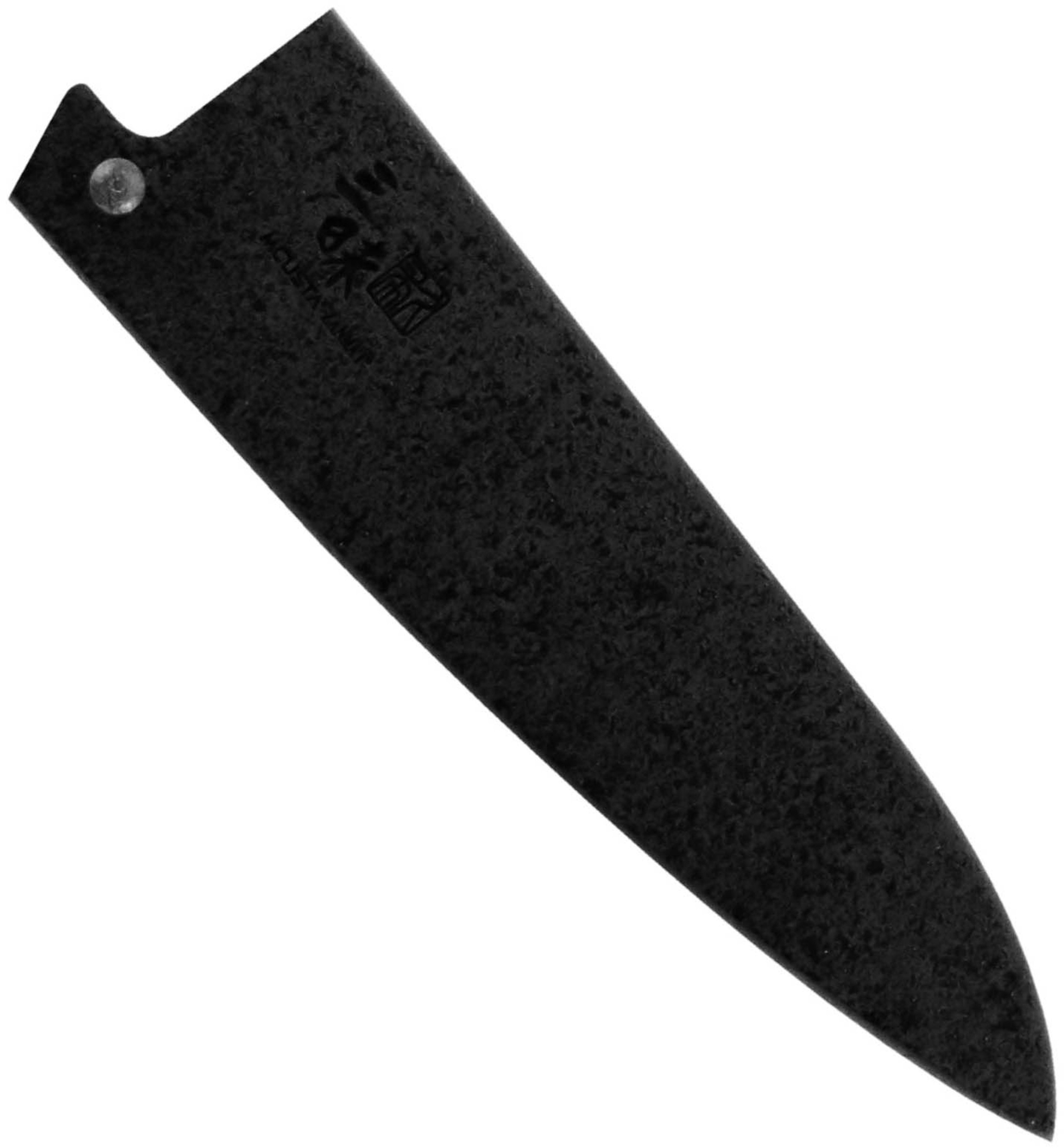 Mcusta Zanmai Dreweniana Saya Black ochraniacz na nóż uniwersalny 11 cm SAYA-HZ2-3001LB