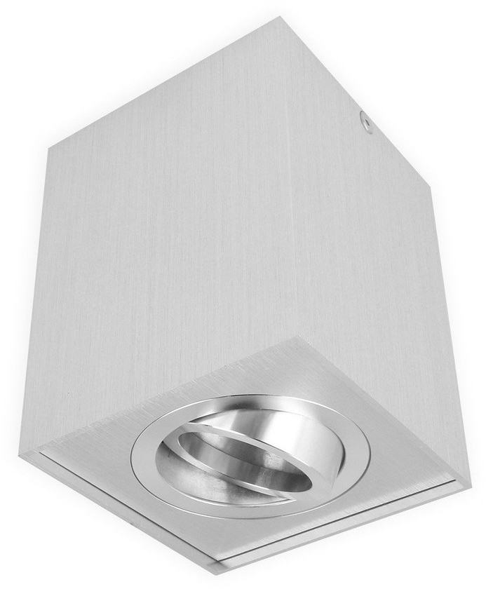 LED line Oprawa natynkowa punktowa kwadratowa ruchoma srebrny szczotkowany- CUBO 249747