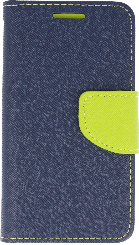Samsung Etui GALAXY A12 Fancy Portfel z klapką granatowo-limonkowe