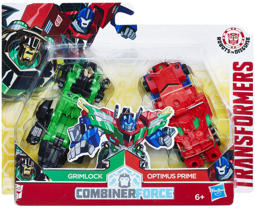 Hasbro Transformers, Crash Combiners, figurki Optimus Prime i Grimlock, C0628/E1111